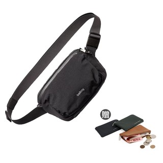Bellroy Lite Belt Bag 系列單肩斜背包/胸包/腰包 - 沉穩黑 BLHA 送真皮零錢包