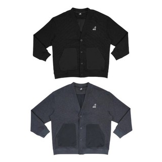 KANGOL 外套 深灰 黑 口袋 開襟 針織外套 中性 6555140110 6555140120