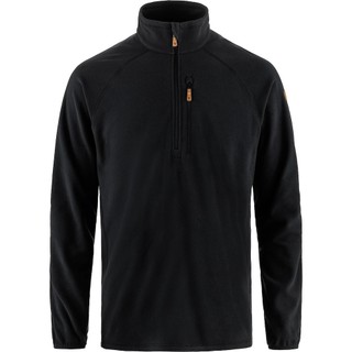 Fjallraven Ovik Lite Fleece Half Zip 男款半門襟刷毛衣 黑色 F12600243