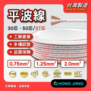 平波線 VFF 電源線 30芯 50芯 37芯 平行花線 白平線 延長線 電線 電纜 電線線材 CNS BSMI