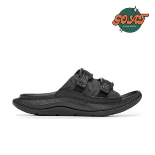Hoka One One Ora Luxe 全黑 拖鞋 恢復鞋 舒適 柔軟 透氣 男鞋 女鞋 1134150-BBLC