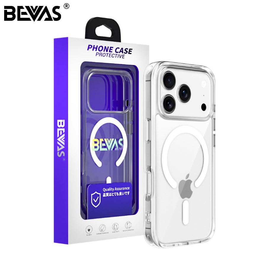 日本BEVAS 不刮傷！抗黃軍規防摔殼 iPhone 17 16 Pro Max Air 全包加厚四角氣囊手機殼 透明殼