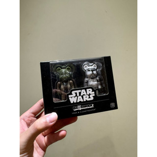 全新 Be rbrick 庫柏力克熊 星際大戰 尤達& Clone 100%