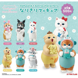 mofusand x Sanrio characters 公仔