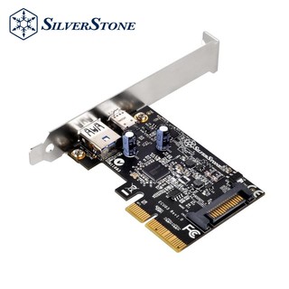 銀欣 ECU03 高速PCI-E Gen2.0 x2介面，最大提供10 GT/s的傳輸頻寬 擴充卡
