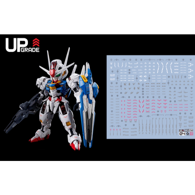 MGSD-04風靈水貼 水星的魔女 AERIAL 主角機 Q版 高清 螢光 EVO水貼