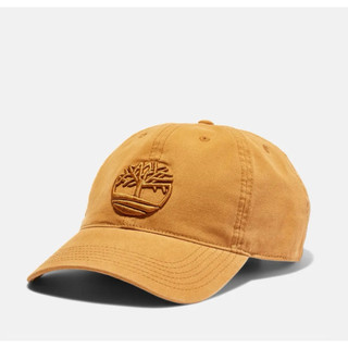 Timberland 中性小麥色-棉質帆布棒球帽（全新正品）