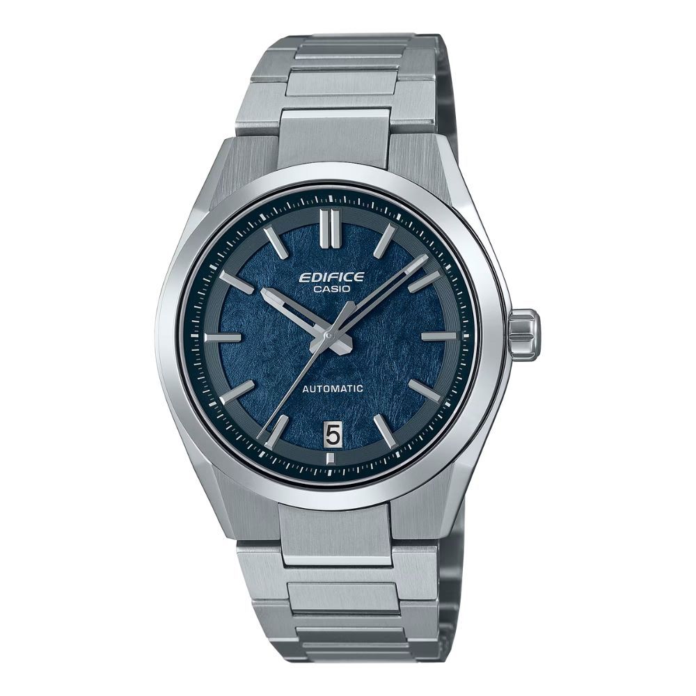 【CASIO 卡西歐】EDIFICE 鍛造碳跑車系列 機械錶款 現代藍 EFK-100CD-2A_39mm