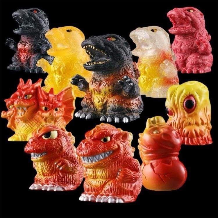 現貨 BANDAI 盒玩 盲盒 哥吉拉 迷你軟膠 歷代 紅蓮版 全10種 隨機單盒販售 紅蓮哥吉拉