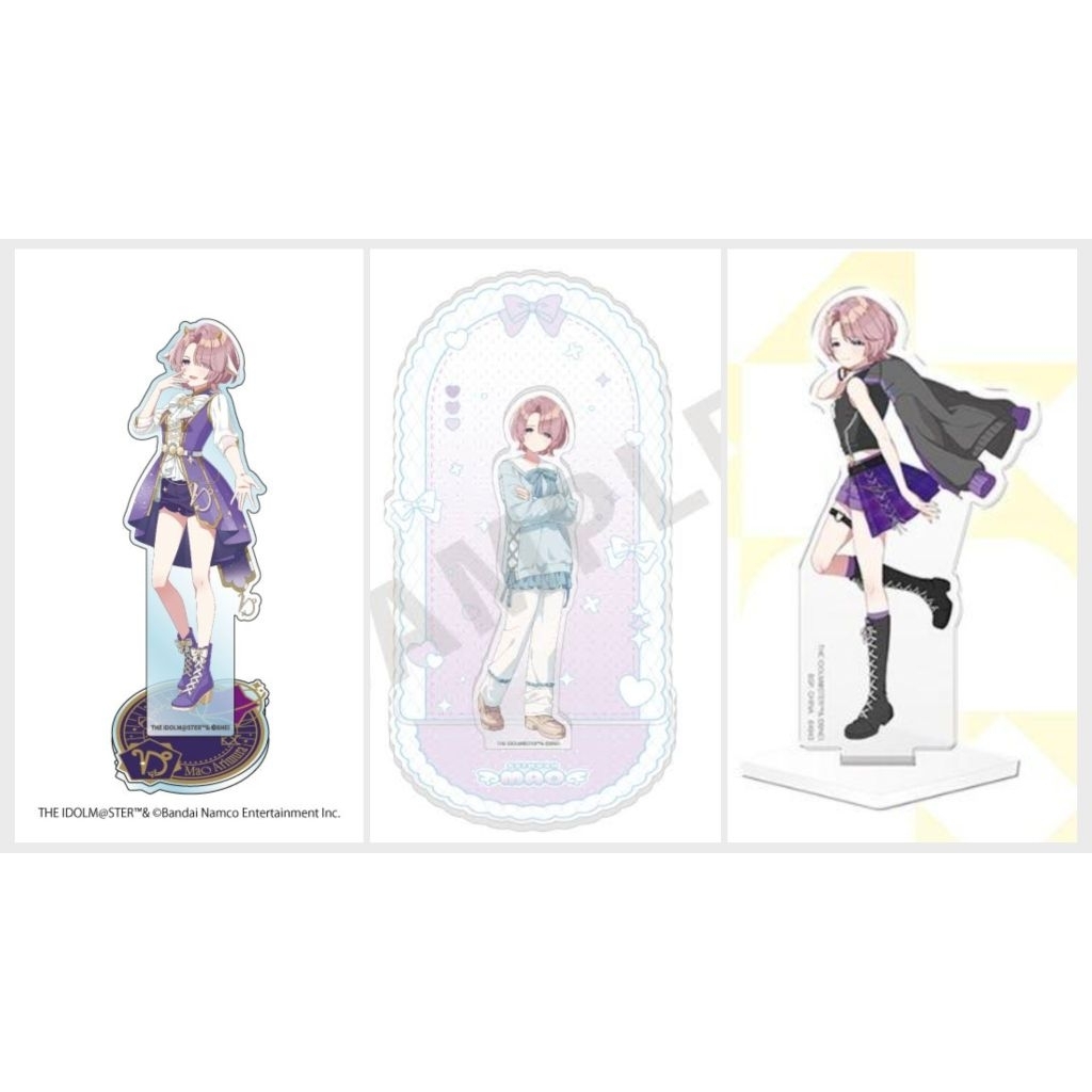 正版[学マス]學園偶像大師 学園アイドルマスター 偶大 有村麻央 popup水色 星座 一番賞 壓克力立牌