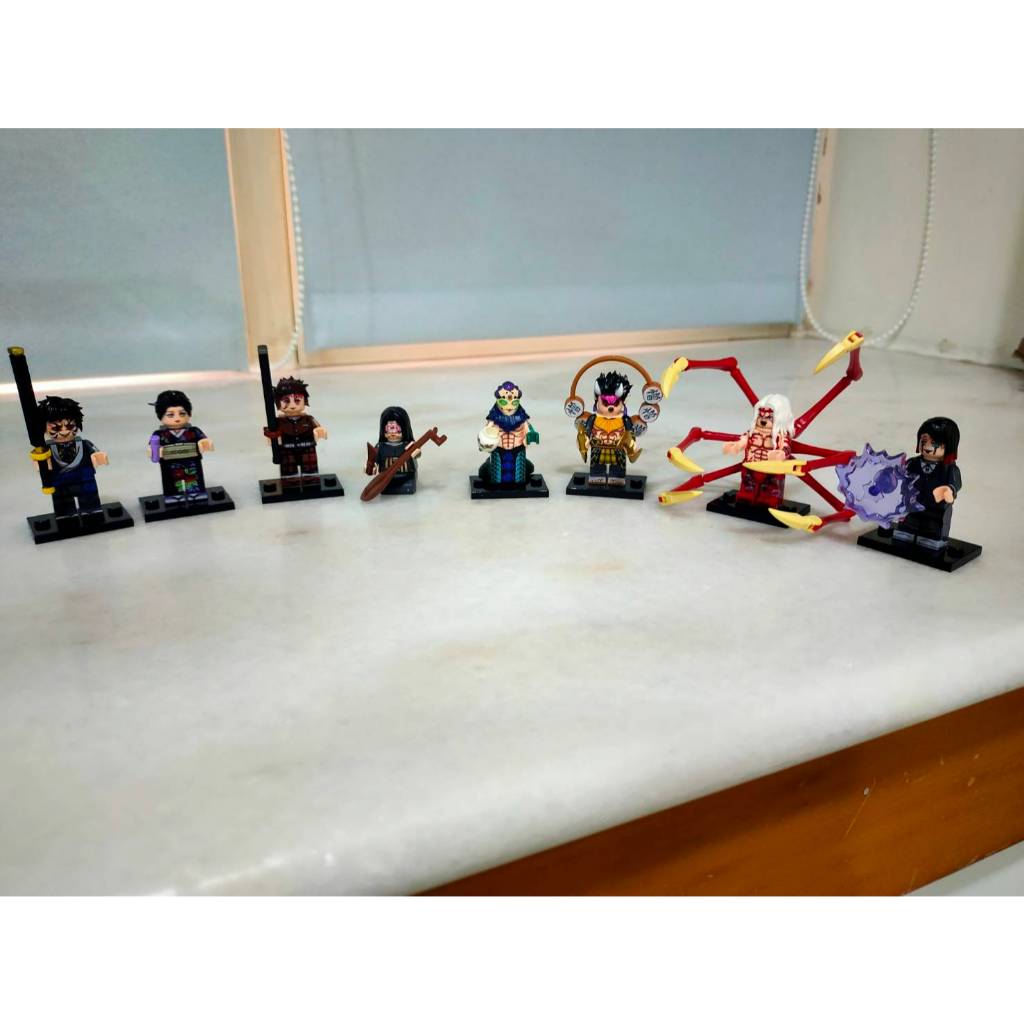 [Rud's TOY]全新現貨 變形變型金剛 積木人仔 鬼滅之刃 上弦 獪岳 鳴女 無慘 夢魔 玉壺 炭治郎 憎珀天