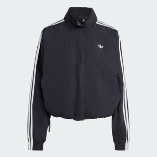 ADIDAS 3S WINDBREAKER 黑色 短版 女 風衣外套 JX1451