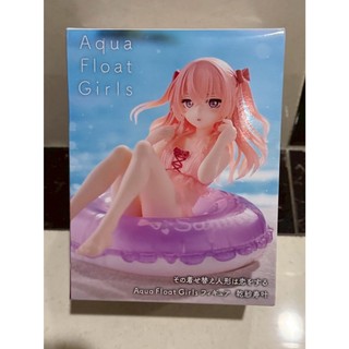 【麻糬禿頭聯盟】日版 TAITO Aqua Float Girls 戀上換裝娃娃 乾紗壽葉 泳圈 泳裝 公仔 模型 景品
