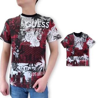 ABOUT。GUESS 男版 城市圖騰款 短TEE 短袖T恤