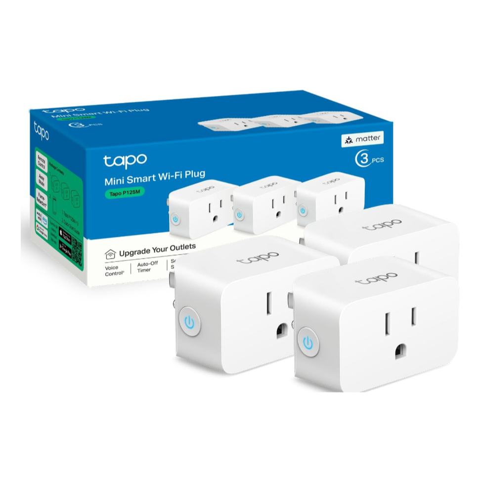 TP-Link Tapo P125M Smart Plug 插頭 電力監控 Kasa EP25 EP10 HS103