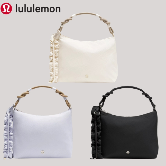 【other more 特選潮流】加拿大運動第一品牌 LULULEMON Convertible 褶飾細節斜背包 6.5