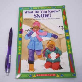 「二手書」Scholastic Reader What do you know Snow 英文讀本 Hudson