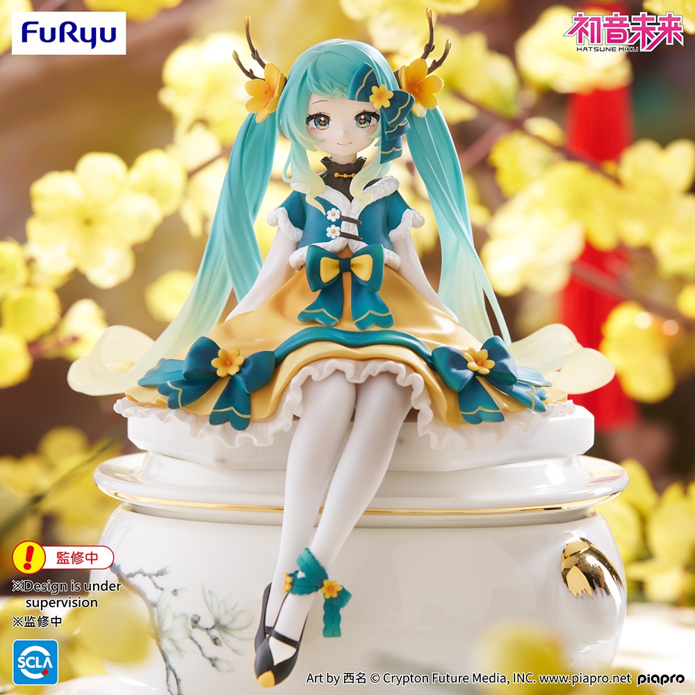 FuRyu 景品 初音未來 泡麵蓋公仔 2025新年ver. FR50148