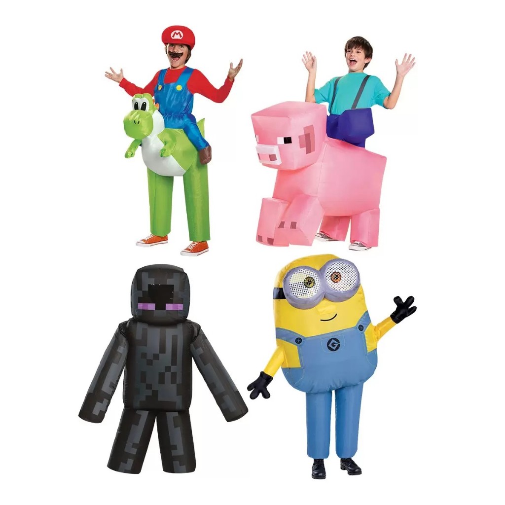 充氣角色扮演戲服 終界使者 小小兵 豬 耀西 minecraft #1851487