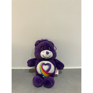 全新 彩虹熊 CARE BEARS 吊飾 愛心熊 天使款 鑰匙圈 紫色💜