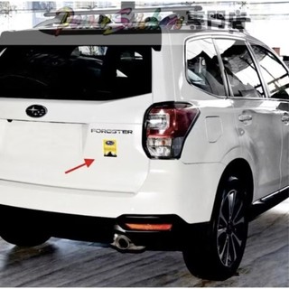 現貨 subaru forester 速霸陸 森林人 汽車 裝飾 車貼紙 後窗 反光貼