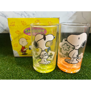 絕版品 史努比 snoopy 對杯 水杯 杯子 茶杯 玻璃杯