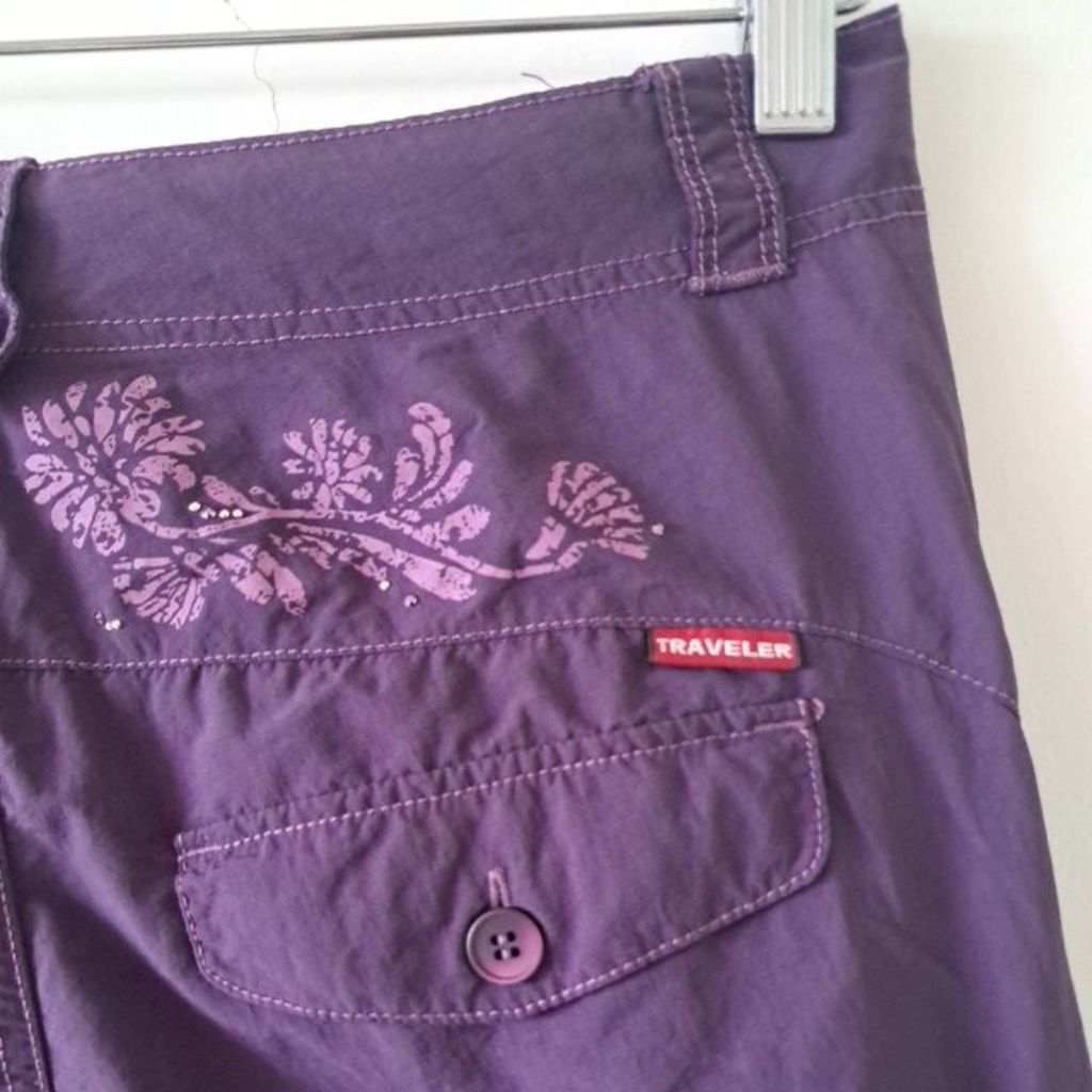 正版 旅行者 TRAVELER 紫 長褲 M