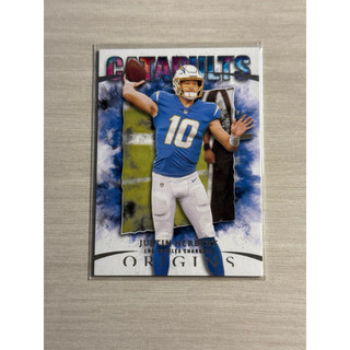 NFL球員卡 Justin Herbert 特卡 CATAPULTS 2021 ORIGINS