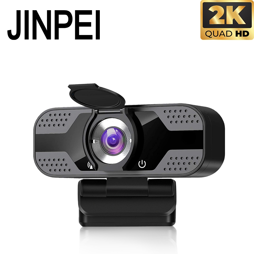 【JINPEI 錦沛】 2K QHD 2560x1440 網路視訊攝影機 視訊鏡頭 Webcam 鏡頭支架