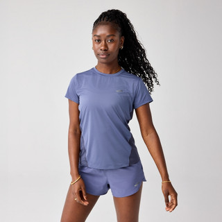 【BROOKS】女 Sprint Free 短袖上衣 3.0 暗影藍 (221712442)