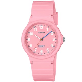 【CASIO】經典輕薄小尺寸 指針 粉色手錶 LQ-24B-4B 台灣卡西歐公司貨 錶徑31.5mm 保固一年