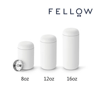 【二手 / 9.9成新】FELLOW 瘦版 CARTER 卡特隨行真空保溫杯 (12oz, 霧面白)