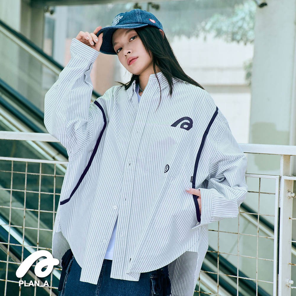STAYREAL PLAN A奔向無限寬版襯衫