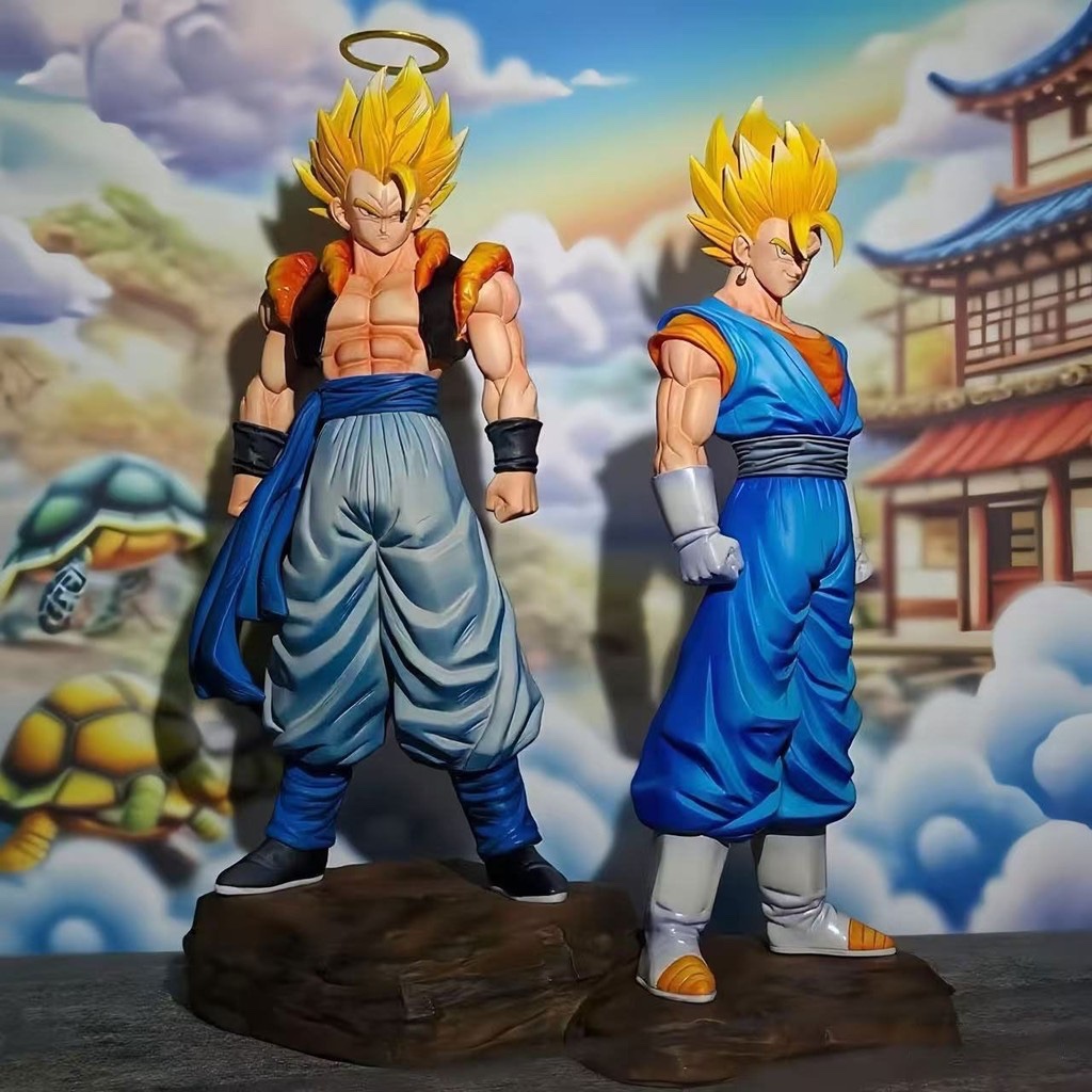 低價出清【七龍珠】 貝吉特 & 悟吉塔 GK 雕像 30CM