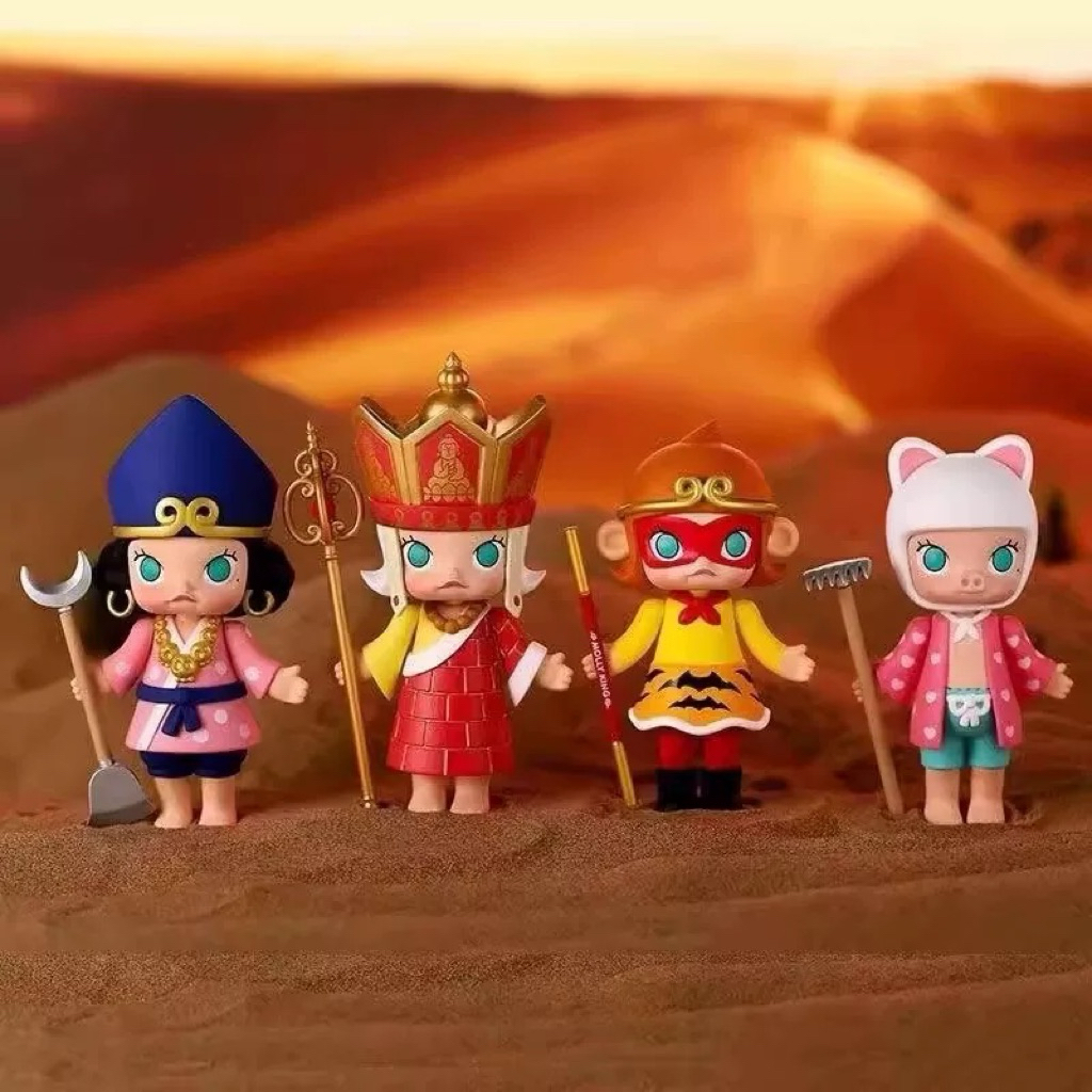 ❰茉莉第一個家❱👑現貨出清🧡正品molly西遊系列盲盒茉莉泡泡瑪特西遊記孫悟空如來唐僧紅孩兒