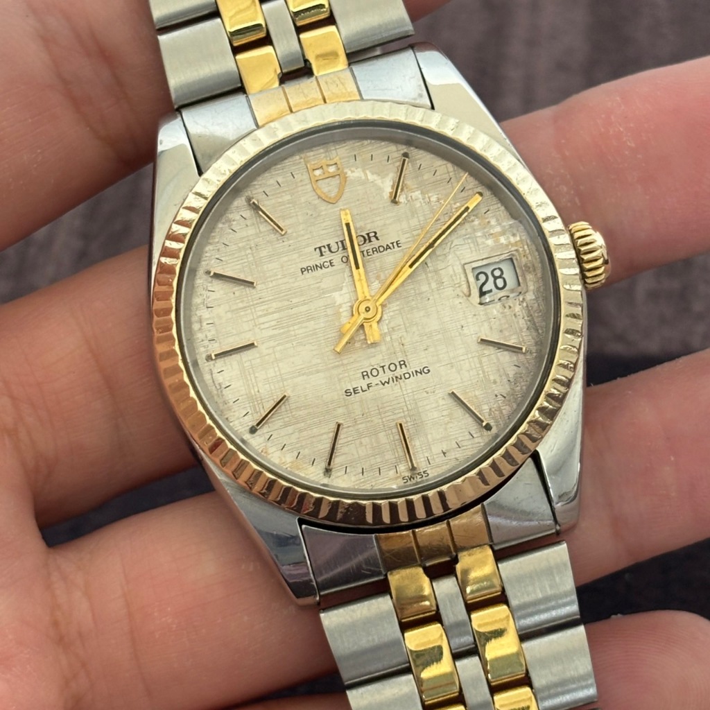 雙11優惠  錶現不凡～Tudor/帝舵 Prince Oysterdate 74033，Rolex 勞力士底殼/錶冠