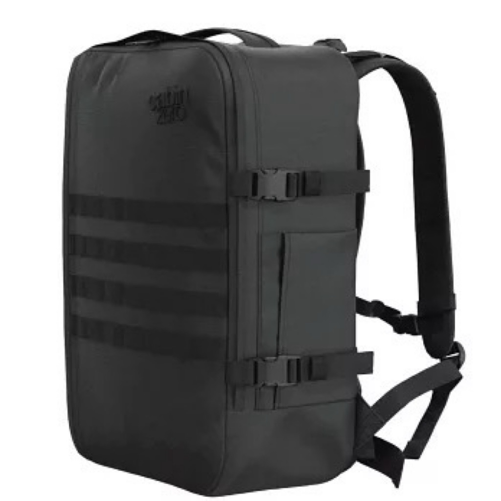 【CabinZero】英國輕旅登機後背包Classic 44L - 軍用款 (黑)2.0