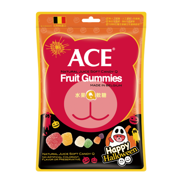 ACE 水果Q軟糖(限量 萬聖節版本，售完為止)【三友藥妝Tomod's】