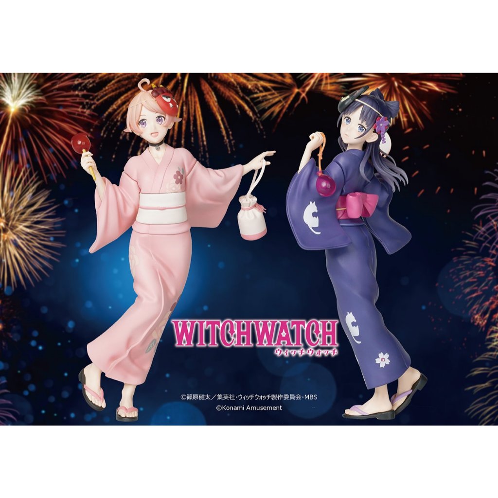 🔥鹿本🔥日本特價❗ 現貨 日版 景品 KONAMI WITCH WATCH 魔女守護者 若月妮可 宮尾音夢 公仔 模型