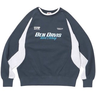 BEN DAVIS 25780039-60 TEAM SWEATSHIRT 大學T (深藍色) 化學原宿