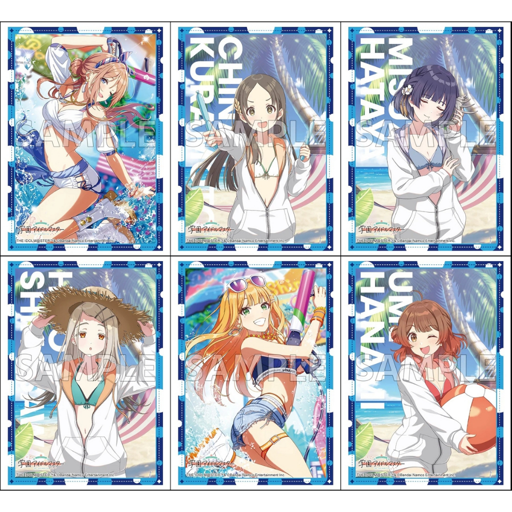 【角色卡套】 學園偶像大師 姫崎莉波 倉本千奈 秦谷美鈴 篠澤廣 紫雲清夏 花海佑芽 盛夏泳裝ver C106 官方會場