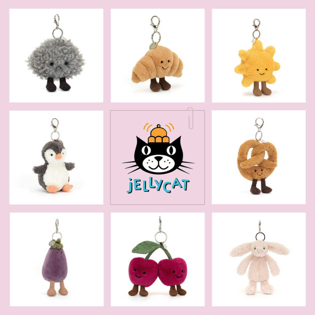 🧸限時免運 空運代購🧸JELLYCAT🧸吉利貓 玩偶 娃娃 公仔 掛飾 鑰匙圈 毛絨掛件 生日禮物 可頌 邦尼兔