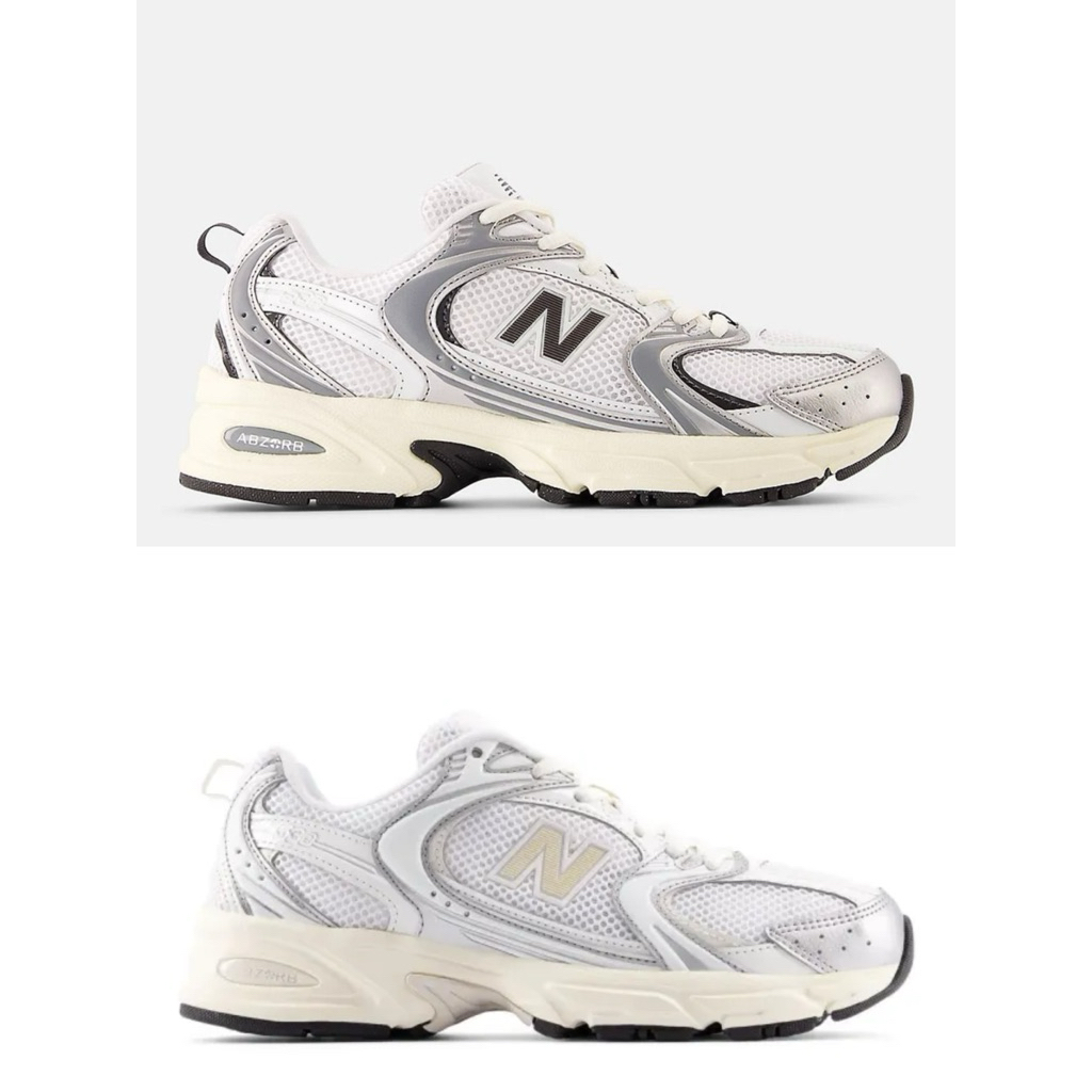 NEW BALANCE NB 530 休閒鞋 男女鞋 運動鞋 奶油底 穿搭 白銀U530ESA U530ESB