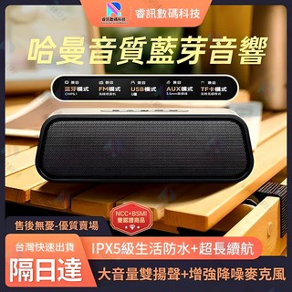 隔日達📣高音質藍牙音響 多功能音響喇叭 戶外大音量音箱喇叭 便攜式重低音炮防水喇叭音響 TWS互聯雙聲道收音無線藍芽音箱