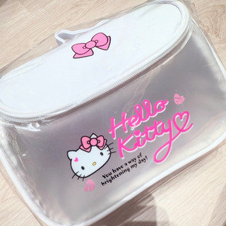 ［代售］Hello Kitty 旅行涼爽盥洗包/收納包/化妝包 白色 全新