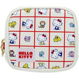 日本 sun-star 三麗鷗 Sanrio Characters 方型收納包/ 復古/ Hello Kitty eslite誠品