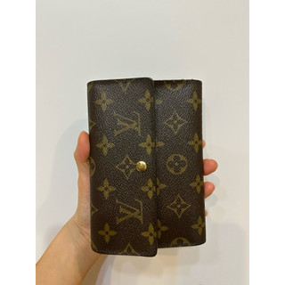 LV Louis Vuitton 長夾 Monogram Porte Monnaie 二手