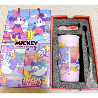 Disney 迪士尼 小熊維尼 馬克杯 禮盒 米奇和朋友們的歡樂時光 雙層陶瓷杯 米奇 手搖碎冰機 唐老鴨 冰雪奇緣
