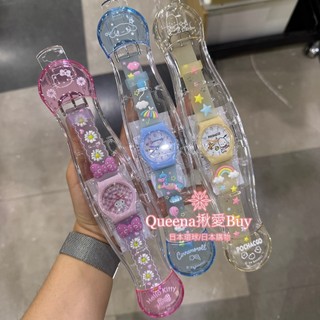 💓Queena揪愛BUY⏩日本購物✈卡通人物 指標手錶/附收納盒✈兒童手錶 橡膠 大耳狗 帕洽狗 美樂蒂 男女手錶