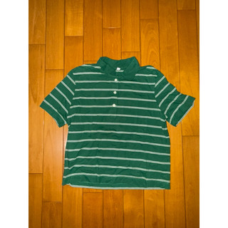 Uniqlo短板條紋polo衫